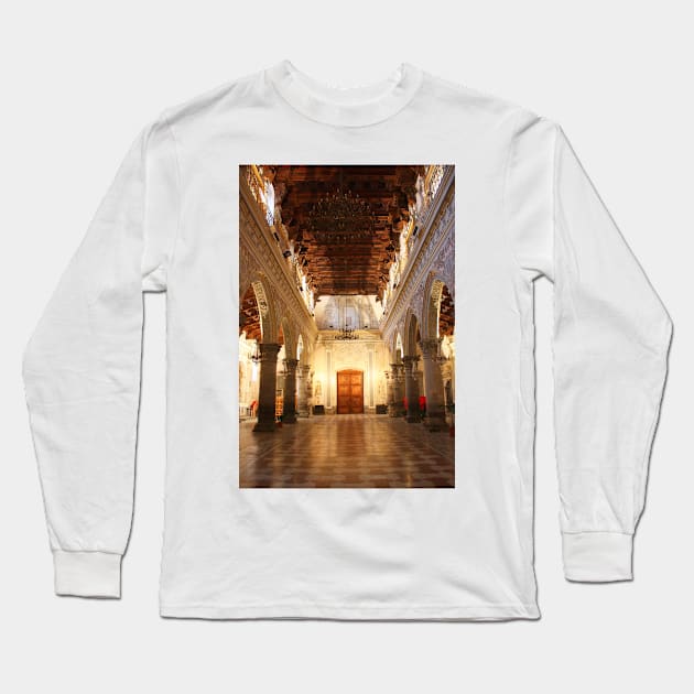 Interior of the Duomo of Enna. Sicily, Italy 2011 Long Sleeve T-Shirt by IgorPozdnyakov